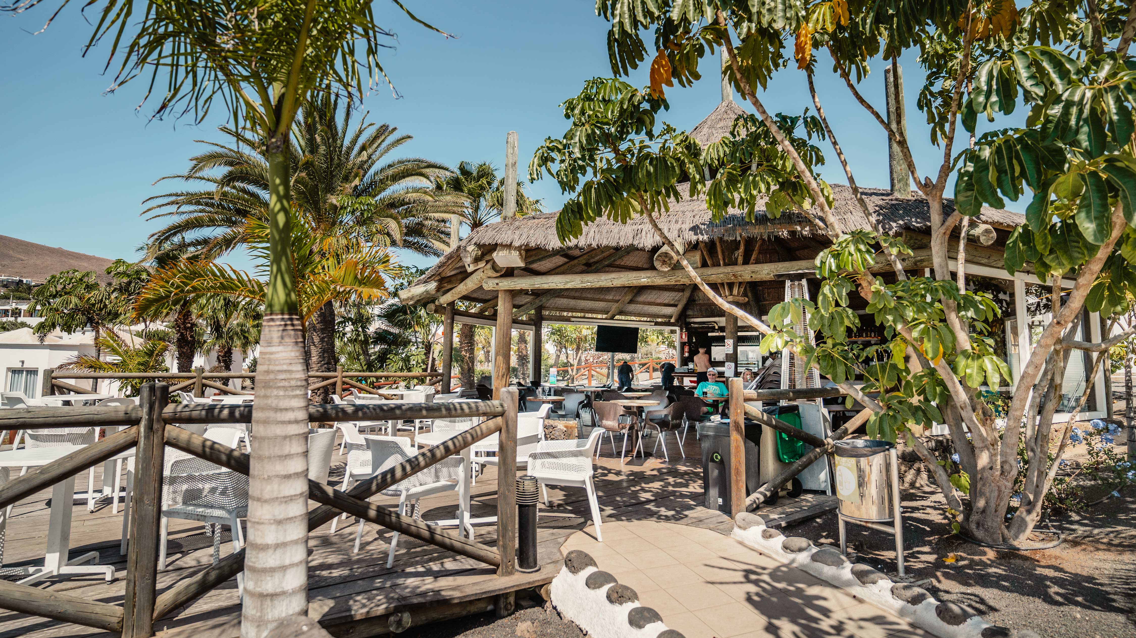 Mountain view by dining in pool bar at the Alyssa Suite Hotel