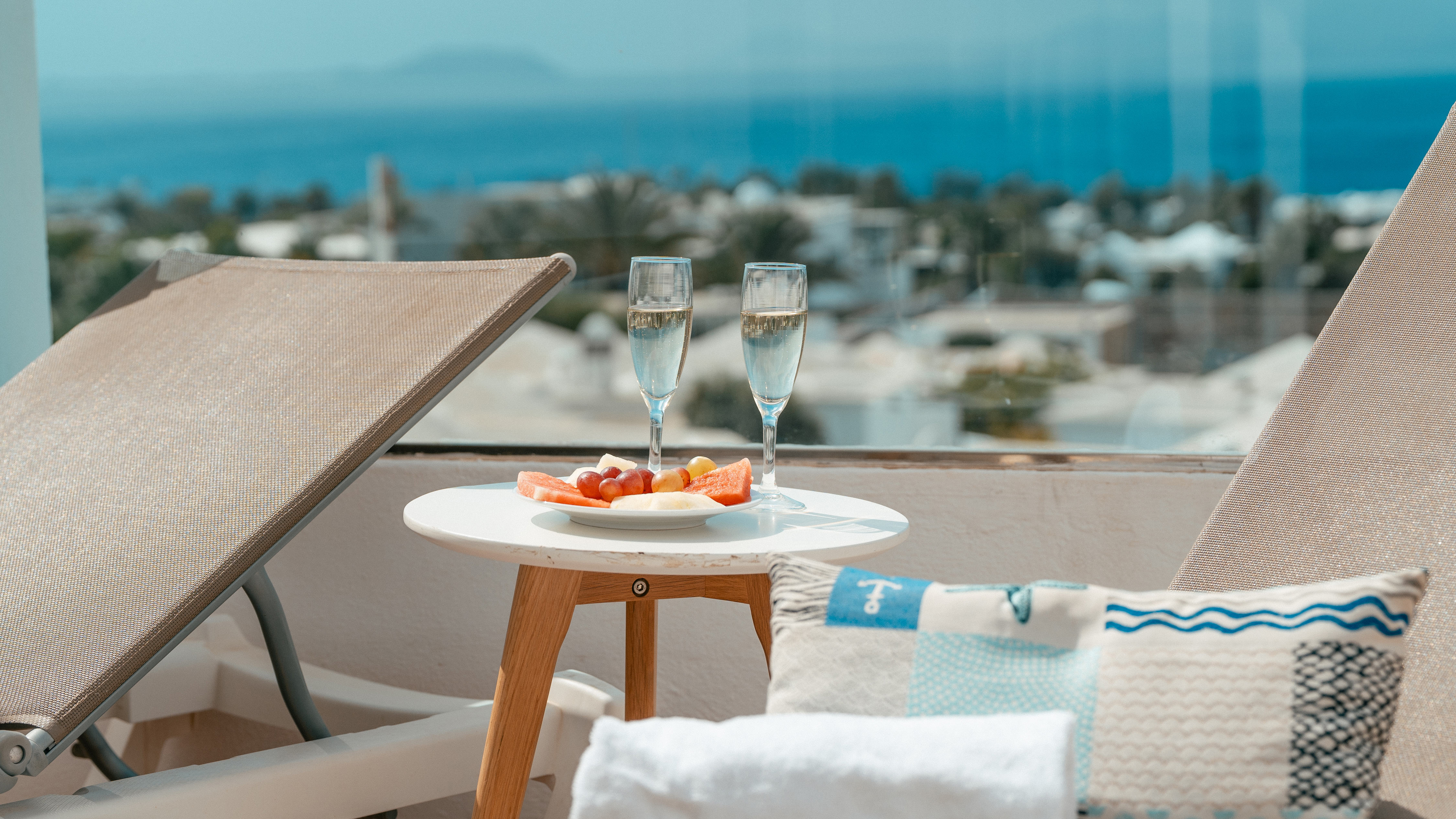 Bed & furniture in 1 Bedroom Suites at Alyssa Suite Hotel